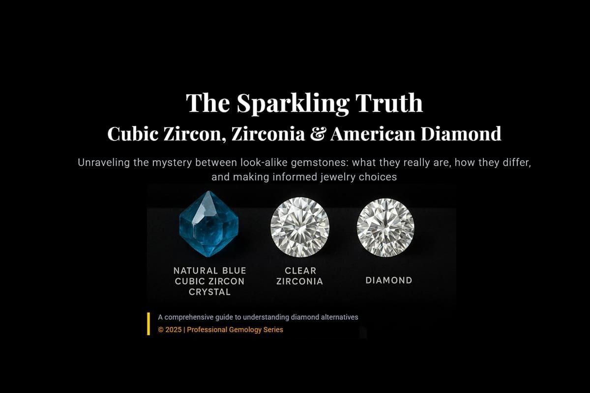 The Sparkling Truth Cubic Zircon, Zirconia & American Diamond