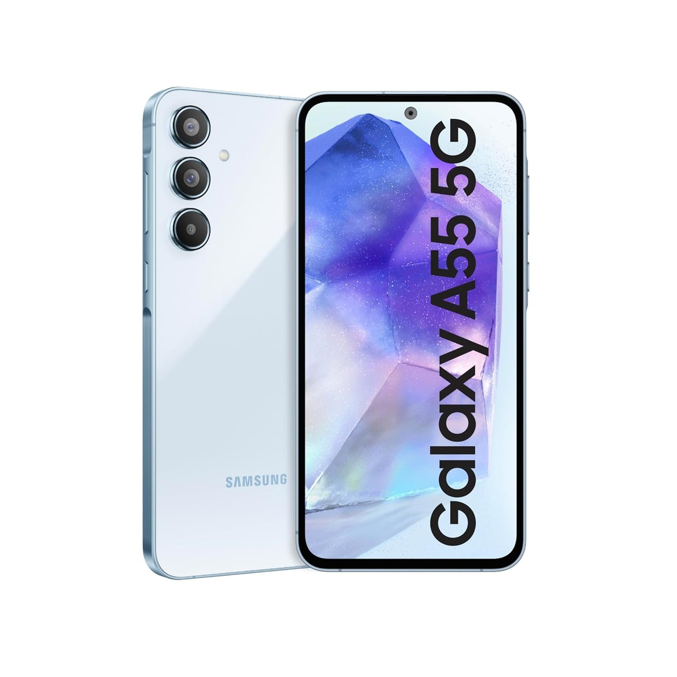 Samsung Galaxy A55 5G Iceblue | 8GB+256GB | 50MP OIS Camera | sAMOLED | IP67 | Gorilla Glass Victus+