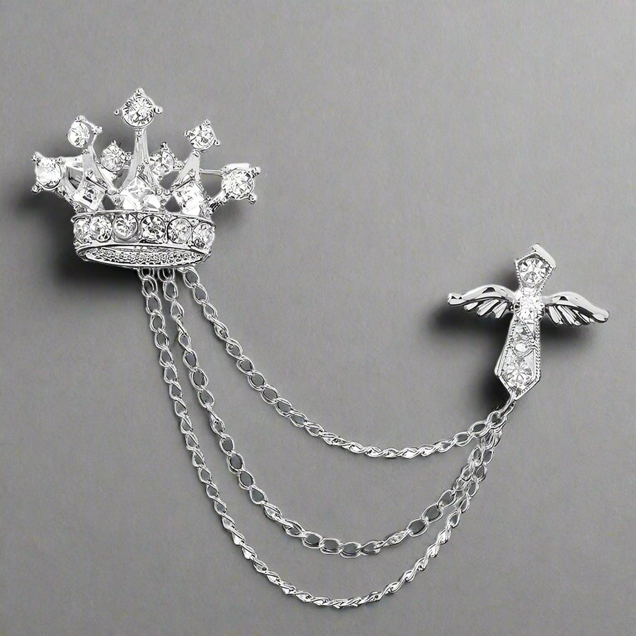JBRO16 Taj Chain Unisex Brooch