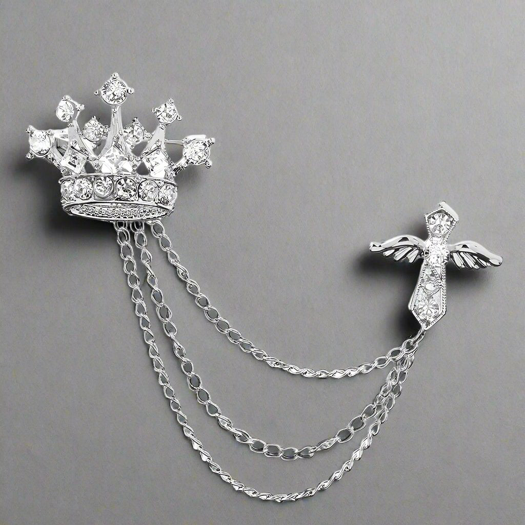 JBRO16 Taj Chain Unisex Brooch