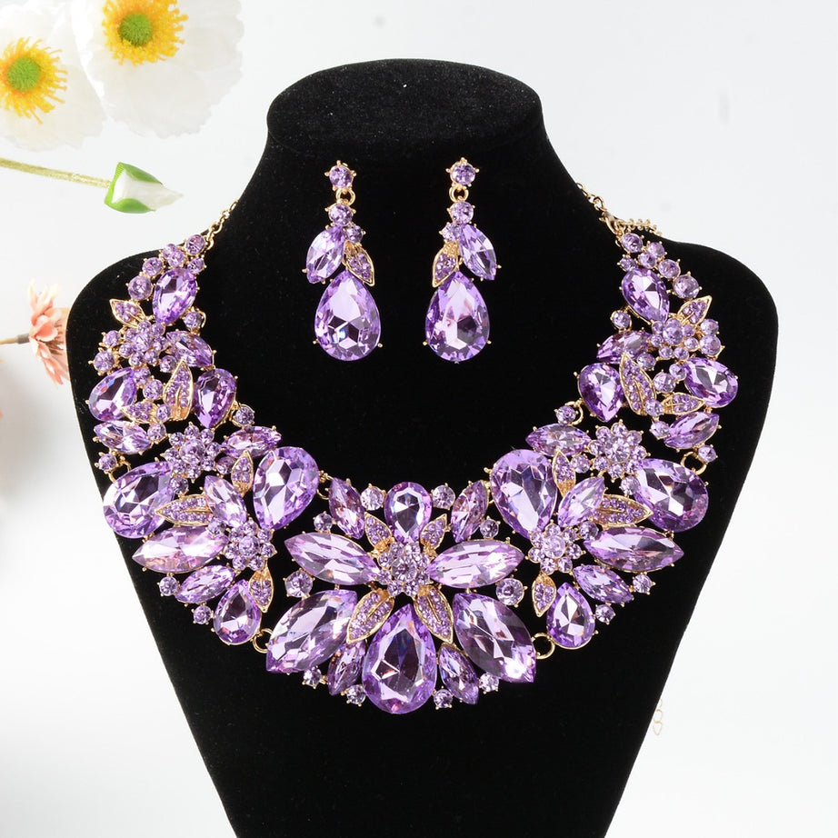 JN93 Luxury Statement Necklace Set for Women | Fashion Jewellery Set for Wedding, Party & Gifts